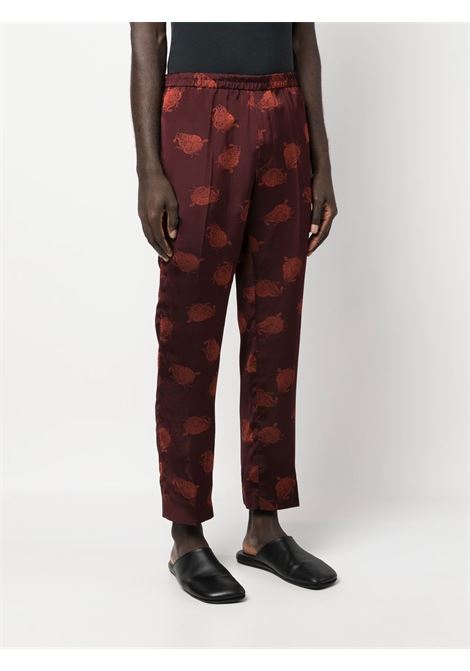 pantalone in tessuto jaquard DRIES VAN NOTEN | Pantalone | PARKINO6369358